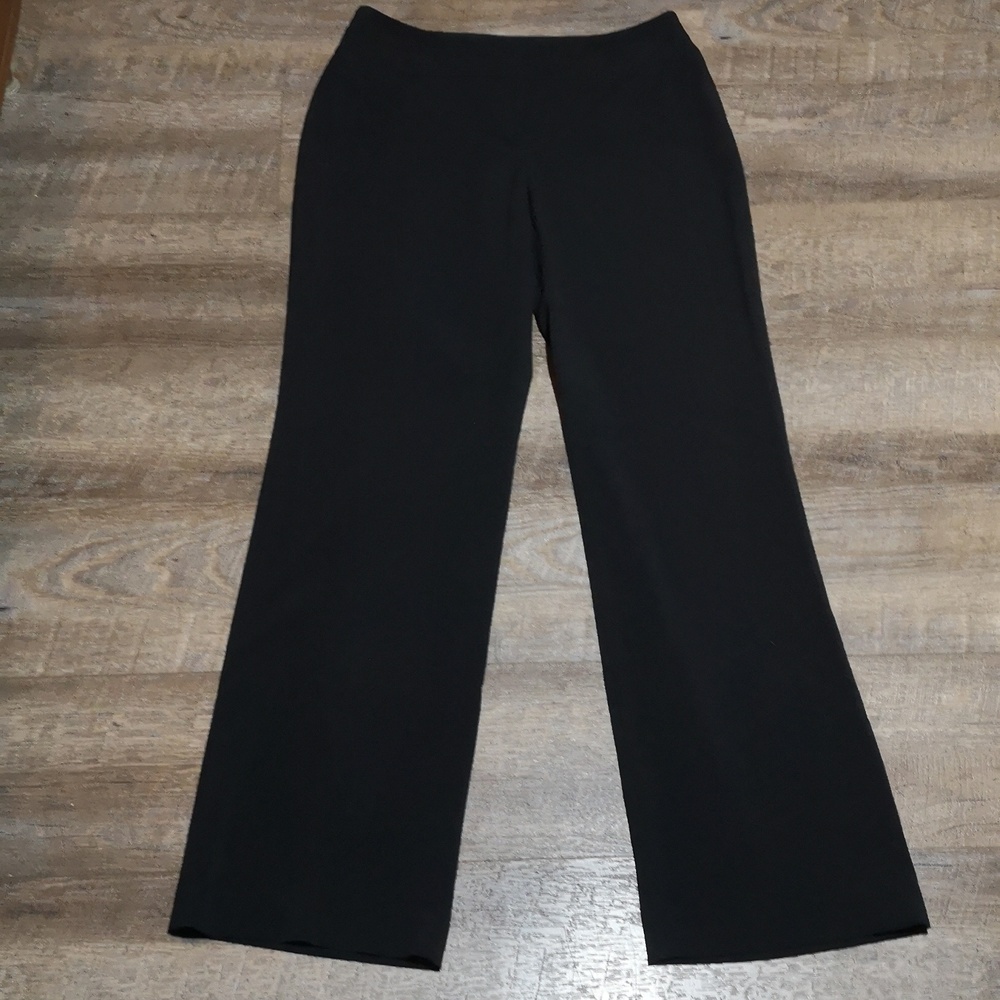 Style & Co Black trousers, straight leg size 8